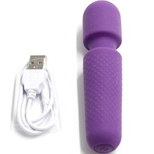 ARMONY - YOUR MAGIC MASSAGER E VIBRADOR RECARREGÁVEL 10 VIBRAÇÕES VARINHA PONTOS ROXO