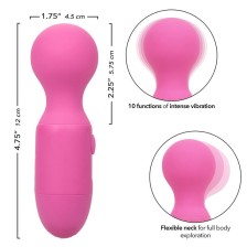 CALEXOTICS - FIRST TIME RECHARGEABLE MASSAGER 10 VIBRATIONS PINK