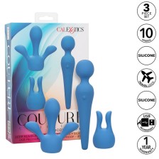 CALEXOTICS - COUTURE KIT VIBRATORE WAND 10 VIBRAZIONI BLU