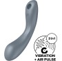 SATISFYER - CURVE TRINITY 1 AIR PULSE VIBRATION GRAU