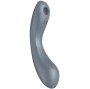SATISFYER - CURVE TRINITY 1 AIR PULSE VIBRATION GREY