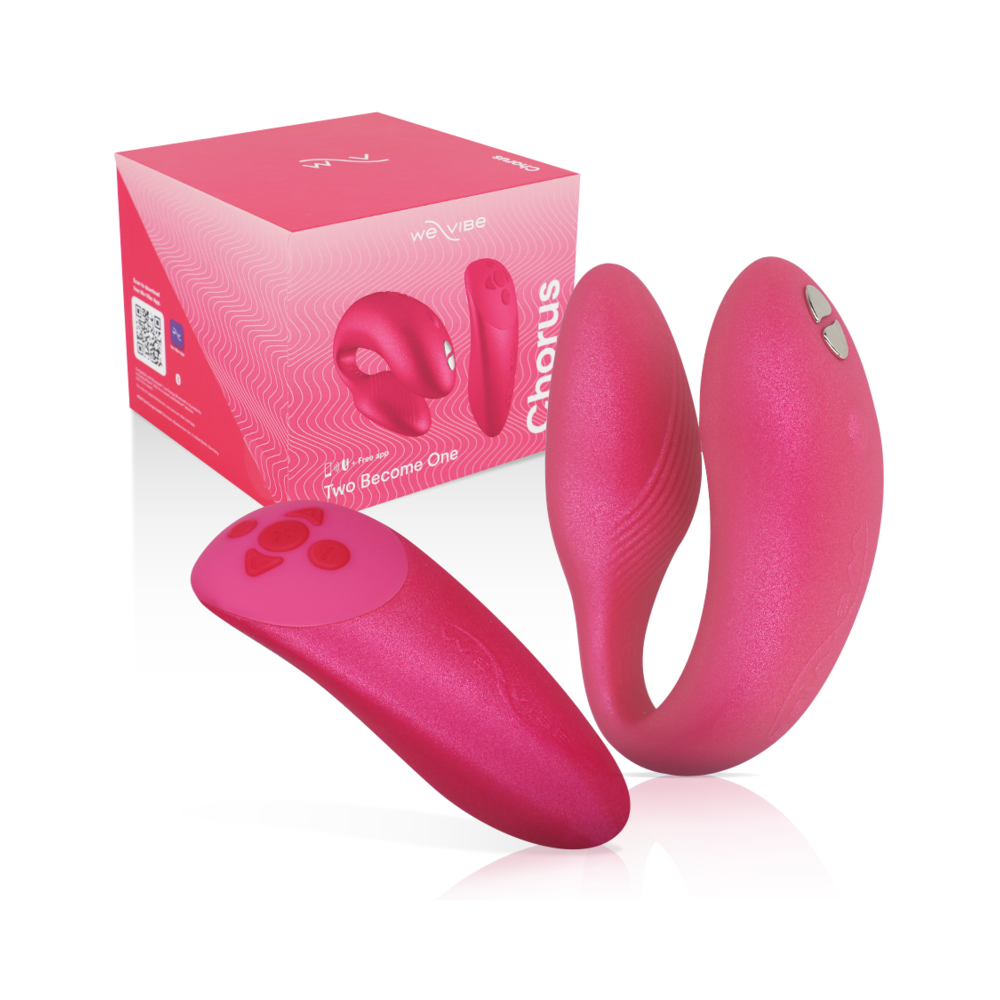 WE-VIBE - VIBRADOR WE VIBE CHORUS PARA CASAIS COM SQUEEZE CONTROL ROSA