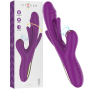 INTENSE - ATENEO RECHARGEABLE MULTIFUNCTION VIBRATOR 7 VIBRATIONS WITH OSCILLATING TONGUE AND PURPLE SUCTION