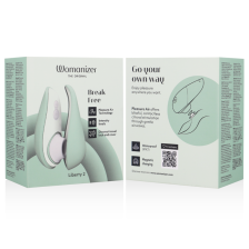 WOMANIZER - LIBERTY 2 ESTIMULADOR DE CLITÓRIS E SUCÇÃO VERDE CLARO