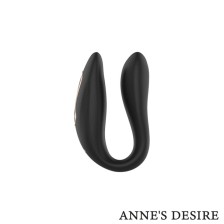 ANNE'S DESIRE - DUAL PLEASURE TECHNOLOGIE SANS FIL WATCHME NOIR