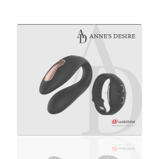 ANNE'S DESIRE - DUAL PLEASURE WIRELESS TECHNOLOGY WATCHME BLACK