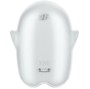 SATISFYER - GLOWING GHOST AIR PULSE & VIBRADOR BRANCO