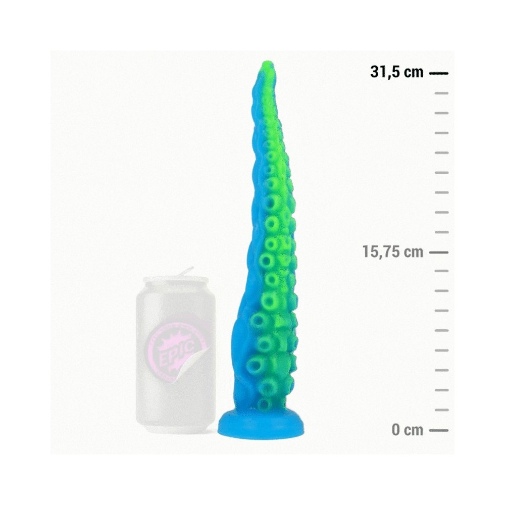 EPIC - DILDO FLUORESCENTE CON TENTACOLI SOTTILI DI SCYLLA DIMENSIONI GRANDI