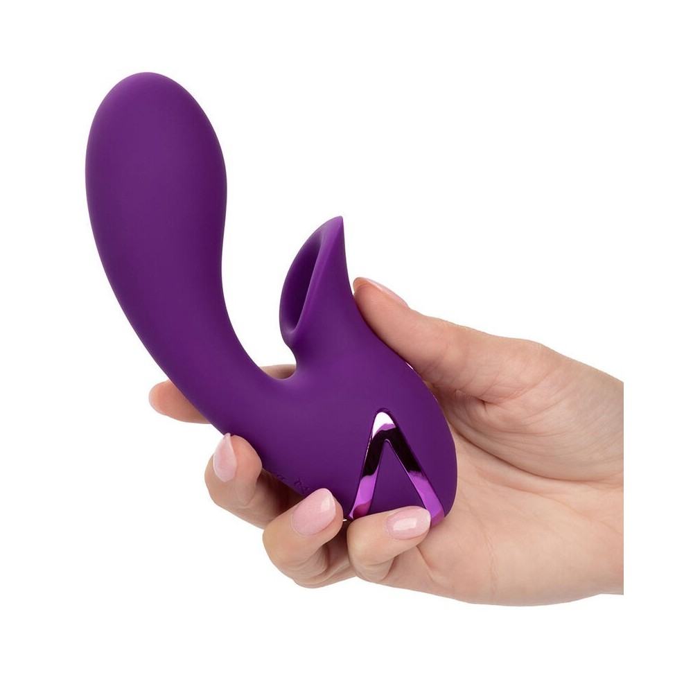 CALEXOTICS - HUNTINGTON BEACH HEARTBREAKER STIMULATOR & SUCTIONER PURPLE BY CALIFORNIA DREAMING