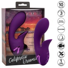 CALEXOTICS - STIMULATEUR ET VENTOUSE HEARTBREAKER DE HUNTINGTON BEACH VIOLET PAR CALIFORNIA DREAMING
