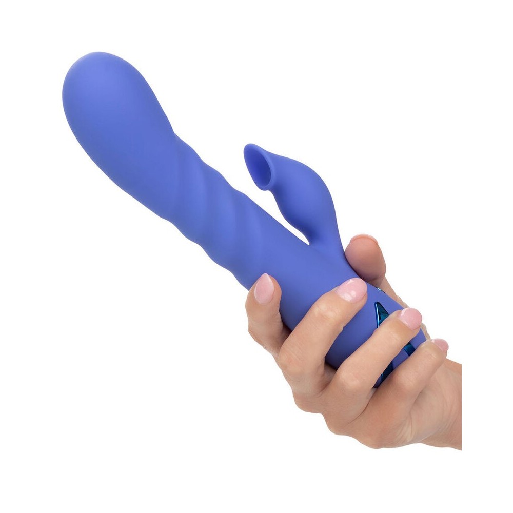 CALEXOTICS - L.A LOVE VIBRATOR & SUCTION BLUE BY CALIFORNIA DREAMING