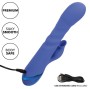 CALEXOTICS - L.A LOVE VIBRATOR & SUCTION BLUE BY CALIFORNIA DREAMING