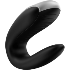 SATISFYER - VIBRATEUR PARTENAIRE DOUBLE FUN NOIR