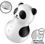 SATISFYER - POCKET PANDA STIMULATEUR & VIBRATEUR NOIR ET BLANC