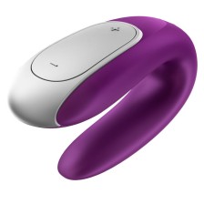 SATISFYER - DOUBLE FUN PARTNER VIBRATOR LILA