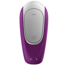 SATISFYER - DOUBLE FUN PARTNER VIBRATOR PURPLE