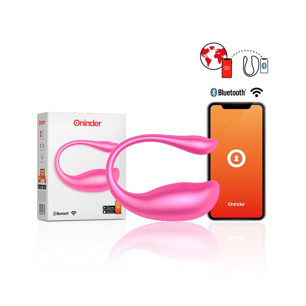 ONINDER - NAIROBI VIBRATING EGG PINK - FREE APP