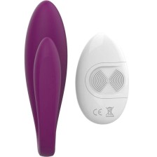 ARMONY - KITTY VIBRATOR FOR COUPLES REMOTE CONTROL PURPLE