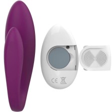 ARMONY - KITTY VIBRATOR FOR COUPLES REMOTE CONTROL PURPLE