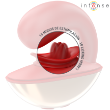 INTENSE - MARIAH VIBRATOR & STIMULATOR IN U-FORM 10 VIBRATIONEN ROT