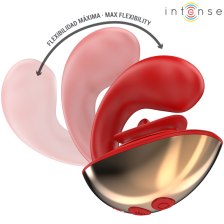 INTENSE - MARIAH VIBRATOR & STIMULATOR IN U-FORM 10 VIBRATIONEN ROT