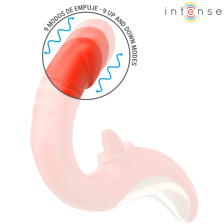 INTENSE - PAULINA VIBRATOR UND STIMULATOR IN U-FORM ROT