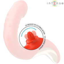 INTENSE - PAULINA VIBRATOR UND STIMULATOR IN U-FORM ROT