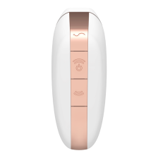 SATISFYER - ESTIMULADOR E VIBRADOR LOVE TRIANGLE BRANCO