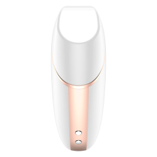 SATISFYER - ESTIMULADOR E VIBRADOR LOVE TRIANGLE BRANCO