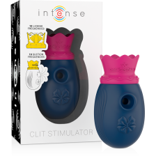 INTENSE - STIMOLATORE DEL CLIT 10 FREQUENZE DI LECCATA E ASPIRAZIONE - BLU