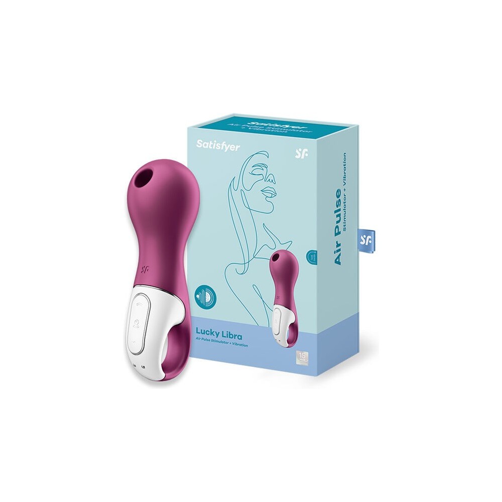 SATISFYER - ESTIMULADOR E VIBRADOR LUCKY LIBRA