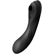 SATISFYER - VIBRADOR DE PULSO DE AR CURVY TRINITY 4 PRETO