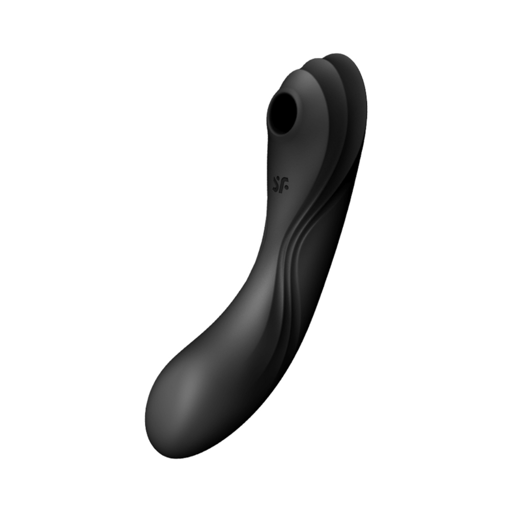 SATISFYER - CURVY TRINITY 4 AIR PULSE VIBRATOR BLACK