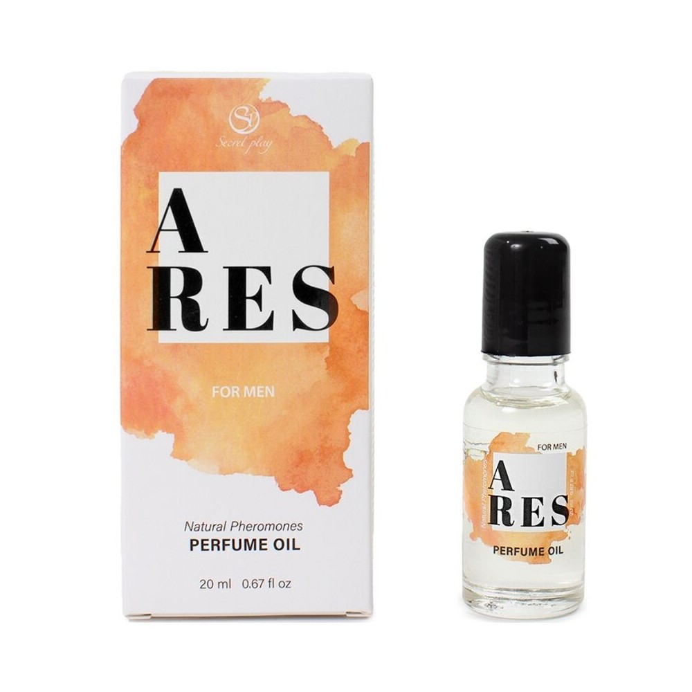 SECRETPLAY - ARES PARFUM NATUREL PHÉROMONES EN HUILE POUR HOMME 20 ML