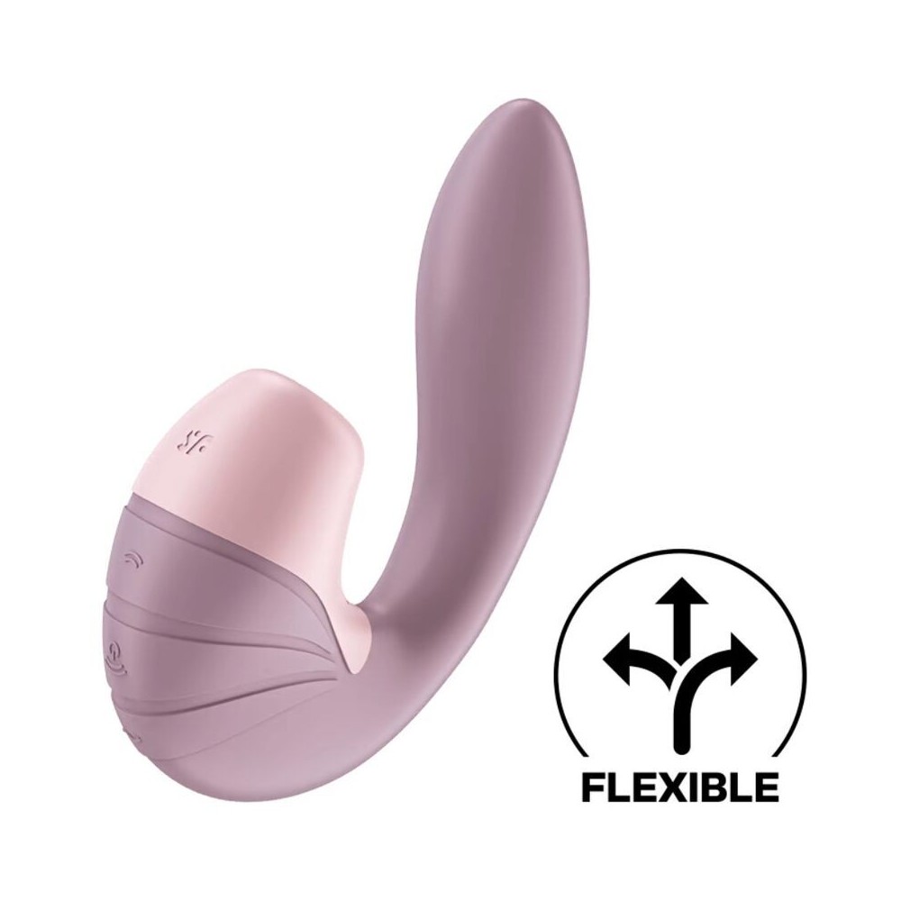 SATISFYER - ESTIMULADOR DE PULSO DE AR SUPERNOVA E VIBRAO ROSA