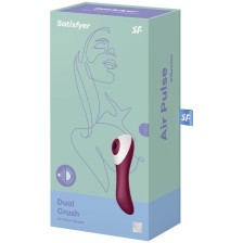 SATISFYER - DUAL CRUSH AIR PULSE VIBRATOR