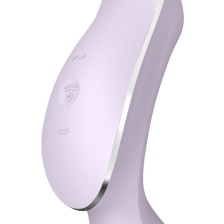 SATISFYER - CURVY TRINITY 2 AIR PULSE VIBRATOR LILA