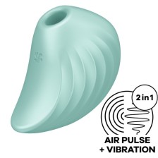 SATISFYER - STIMULATEUR ET VIBRATEUR PEARL DIVER VERT