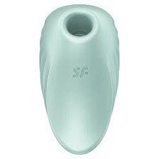 SATISFYER - ESTIMULADOR E VIBRADOR DE PULSO DE AR PEARL DIVER VERDE