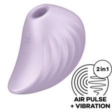 SATISFYER - ESTIMULADOR E VIBRADOR DE PULSO DE AR PEARL DIVER VIOLETA