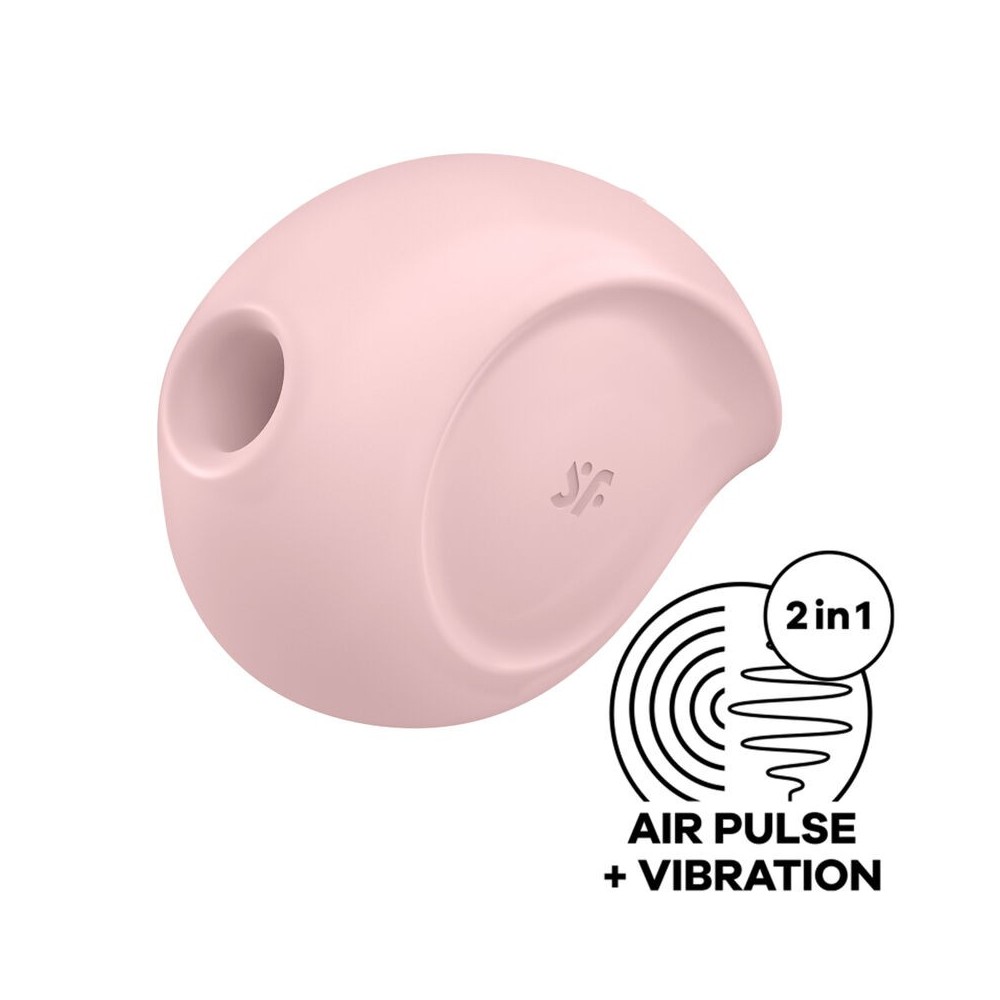 SATISFYER - SUGAR RUSH AIR PULSE STIMULATOR & VIBRATOR PINK