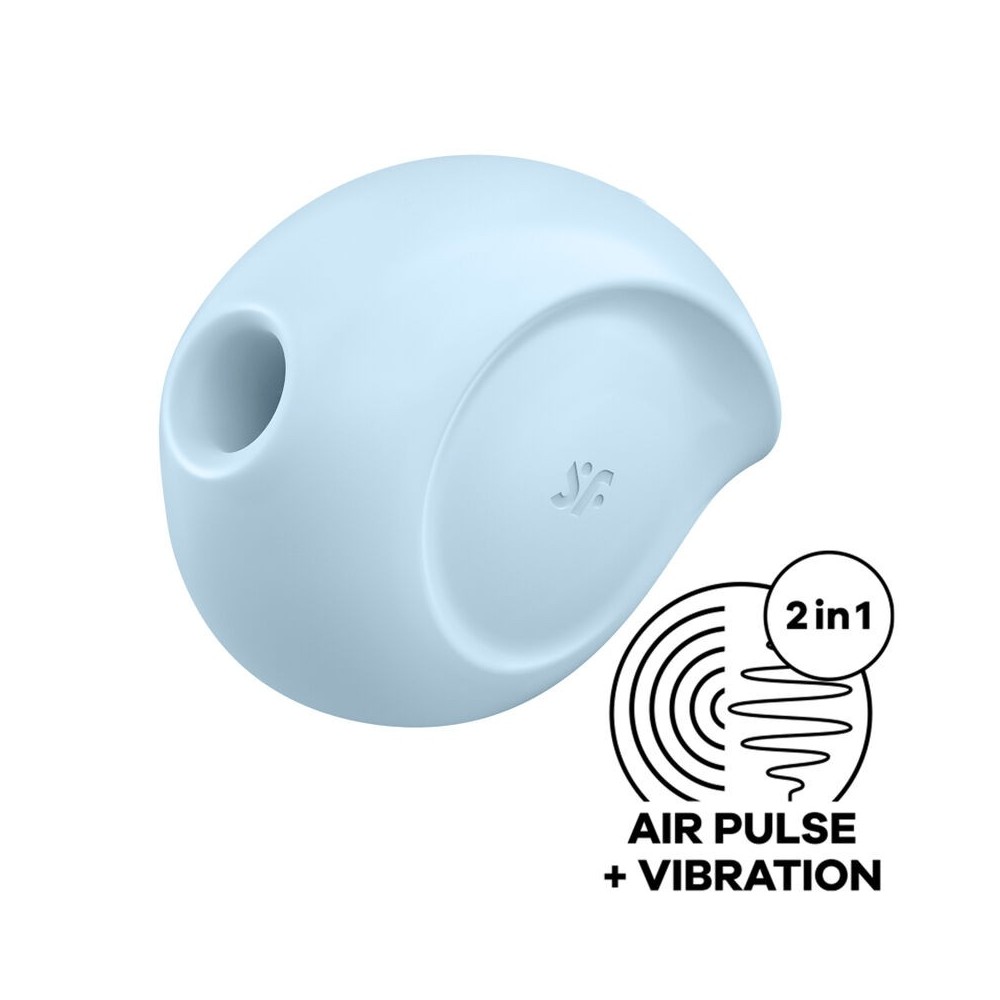 SATISFYER - SUGAR RUSH AIR PULSE STIMULATOR & VIBRATOR BLAU