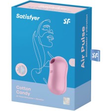 SATISFYER - COTTON CANDY AIR PULSE STIMULATOR & VIBRATOR LILA