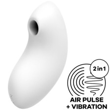 SATISFYER - ESTIMULADOR E VIBRADOR DE PULSO DE AR VULVA LOVER 2 BRANCO