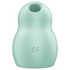 SATISFYER - PRO TO GO 1 ESTIMULADOR E VIBRADOR DE PULSO DE AR DUPLO VERDE