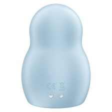 SATISFYER - PRO TO GO 1 ESTIMULADOR E VIBRADOR DE PULSO DE AR DUPLO AZUL