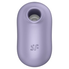 SATISFYER - STIMULATEUR ET VIBRATEUR DOUBLE AIR PULSE PRO TO GO 2 VIOLET