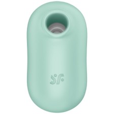 SATISFYER - PRO TO GO 2 DOPPELTER LUFTPULSSTIMULATOR & VIBRATOR GRÜN