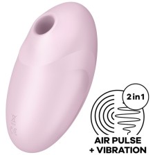 SATISFYER - ESTIMULADOR E VIBRADOR DE PULSO DE AR VULVA LOVER 3 ROSA