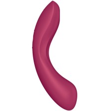 SATISFYER - CURVE TRINITY 1 AIR PULSE VIBRATION VERMELHO